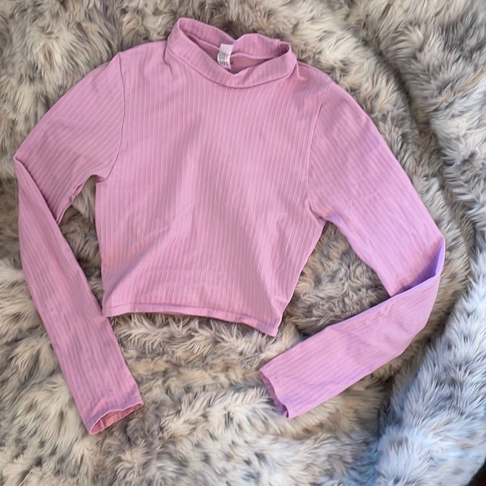 Urban Outfitters Open Back Cropped Long Sleeve